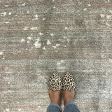 Kalypso Light Beige Abstract Canvas Rug