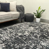 Kalypso Grey Abstract Lines Rug