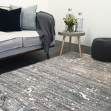 Kalypso Light Grey Abstract Lines Rug
