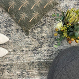 Kalypso Grey Abstract Pattern Rug