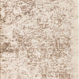 Kalypso Cream Abstract Faded Wash Rug