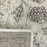 Kira Grey Medallion Floral Transitional Rug