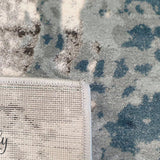 Kenna Blue Washed Out Abstract Rug