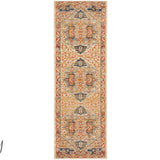 Heirloom Orange Transitional Medallion Rug