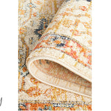 Heirloom Orange Transitional Medallion Rug