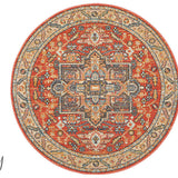Heirloom Terracota Transitional Medallion Rug