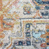 Heirloom Orange Transitional Medallion Rug