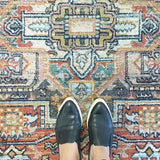 Heirloom Terracota Transitional Medallion Rug