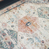 Heirloom Ivory Autumn Transitional Medallion Rug