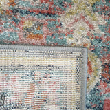 Heirloom Red Distressed Medallion Rug