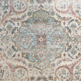 Heirloom Ivory Distressed Floral Rug