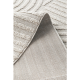 Margo Beige Arched Lines Textured Rug