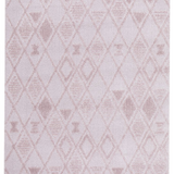 Margo Pink Diamond Geometric Textured Rug
