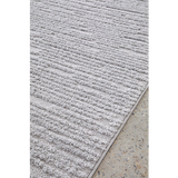 Margo Silver Boho Textured Rug