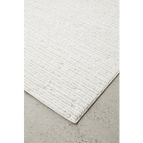Margo White Boho Textured Rug