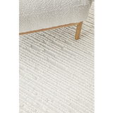 Margo White Boho Textured Rug