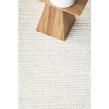 Margo White Boho Textured Rug