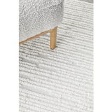 Margo White Boho Textured Rug