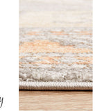 Madison Grey Terracotta Aztec Medallion Hallway Runner Rug