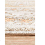 Madison Light Grey Terracotta Aztec Medallion Hallway Runner Rug