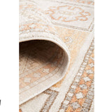 Madison Light Grey Terracotta Aztec Medallion Hallway Runner Rug