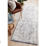 Madison Ocean Navy Faded Vintage Medallion Rug