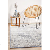 Madison Ocean Navy Faded Vintage Medallion Rug