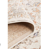 Madison Silver Faded Vintage Medallion Hallway Runner Rug