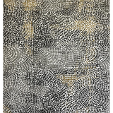 Medina Grey Curved Lines Modern Rug