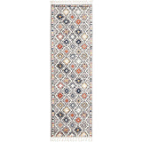 Morocco Grey Bohemian Tribal Hallway Runner