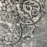 Medina Grey Beige Distressed Medallion Transitional Rug