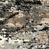 Medina Grey Black Abstract Lines Rug