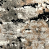 Medina Grey Black Abstract Lines Rug