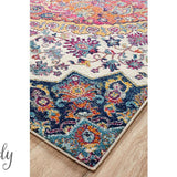 Maya Multicoloured Flower Transitional Rug