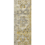 Maya Silver Yellow Over Dyed Transitional Hallway Runner