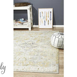 Maya Silver Yellow Over Dyed Transitional Rug
