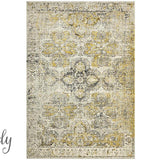 Maya Silver Yellow Over Dyed Transitional Rug