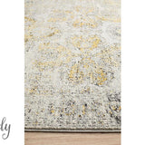 Maya Silver Yellow Over Dyed Transitional Rug