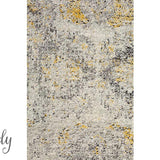Maya Silver Yellow Over Dyed Transitional Hallway Runner
