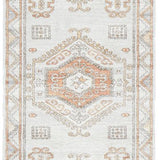 Madison Light Grey Terracotta Aztec Medallion Hallway Runner Rug
