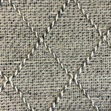 Macey Grey Marble Lattice Wool Rug