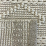 Macey Dreamy Ivory Geometric Wool Rug