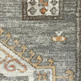 Madison Grey Terracotta Aztec Medallion Rug