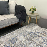 Madison Ocean Navy Faded Vintage Medallion Rug
