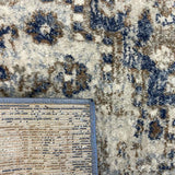 Madison Ocean Navy Faded Vintage Medallion Rug
