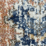Madison Peach Ivory Faded Vintage Medallion Rug