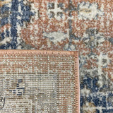 Madison Peach Ivory Faded Vintage Medallion Rug