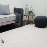 Elements Luna Natural White Felted Wool Rug