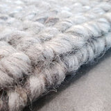 Elements Luna Grey Felted Wool Rug