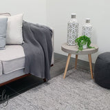 Elements Luna Grey Felted Wool Rug